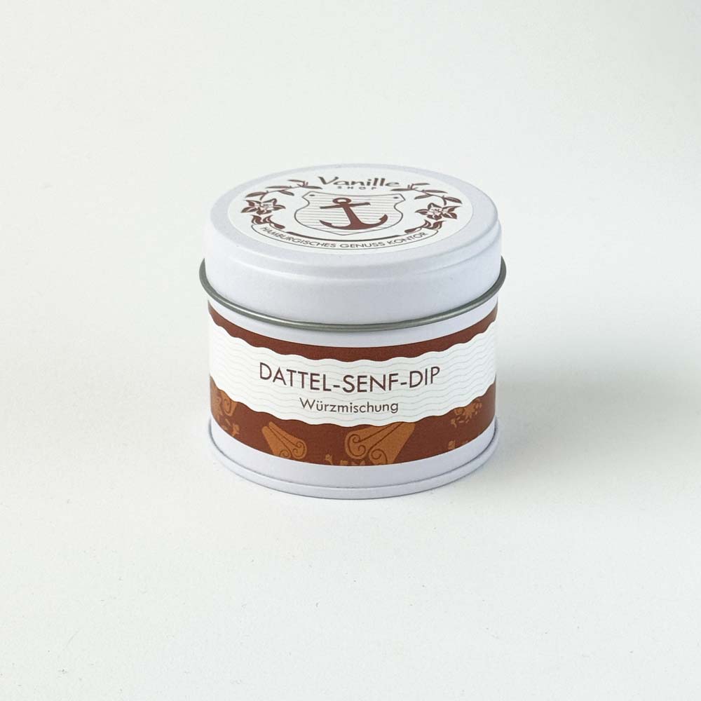 Dattel-Senf Dip Dose