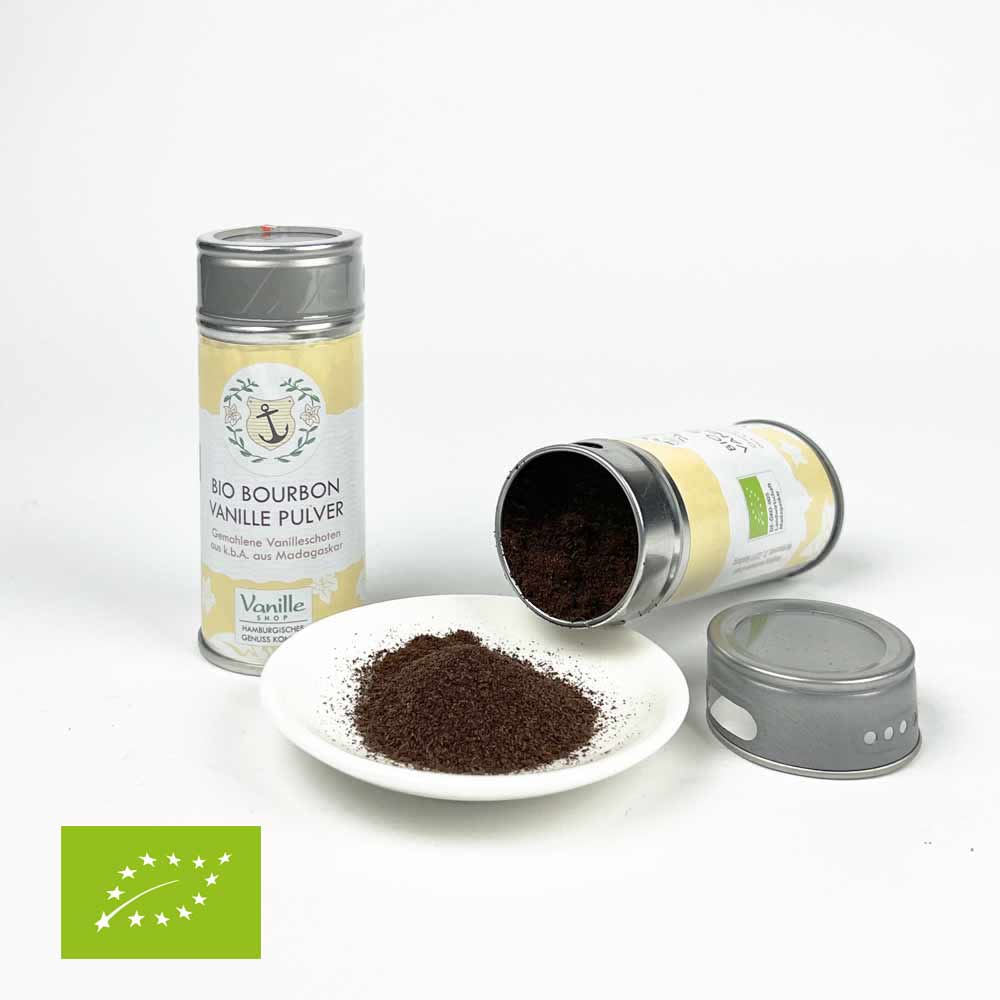 40g BIO Bourbon Vanille Pulver aus Madagaskar