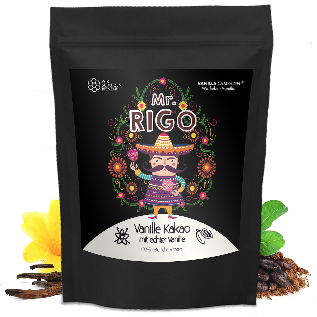 100g Mr. Rigo Kakaopulver mit Vanille